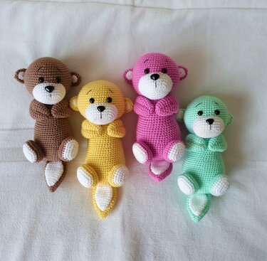 Otti Otter, das kleine, schmusige Kuscheltierchen - Häkeln