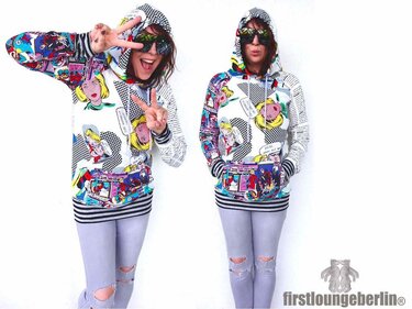 Joy Hoodie Kapuzenpulli Unisex Raglansweater Herrensweater Damenpulli Hoody
