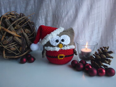 Nikolaus-Eule Häkelanleitung