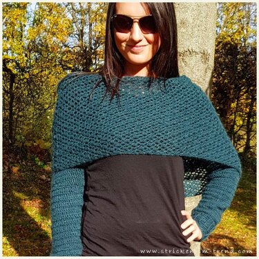 Crochet Pattern for Sleeve Scarf / Combo Scarf / Loop | RoundAbout #1 - Image 6