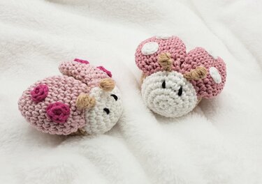 H&auml;kelanleitungen Marienk&auml;fer - s&uuml;&szlig;es Babyset - Sparset - Häkeln