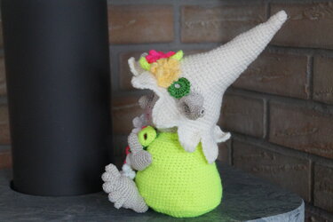 Frühlingsdeko Traumelf Frühling Little Akira - Häkeln