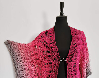 Häkelanleitung Poncho // Umhang // Weste Ruana