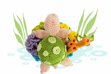Under the sea - Turtle Sofia Pattern Amigurumi - Crochet