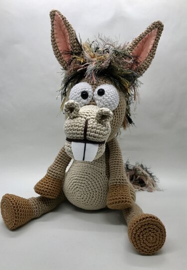 Pablo, the Rock-Donkey. Crochet Instructions English