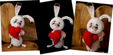 F03DE Häkelanleitung Asymmetrisches Herz - Amigurumi PDF Pertseva CP