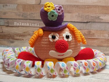 Häkelanleitung Clown "August"