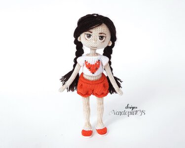Amigurumi Doll in Kigurumi Сostume Crochet Pattern