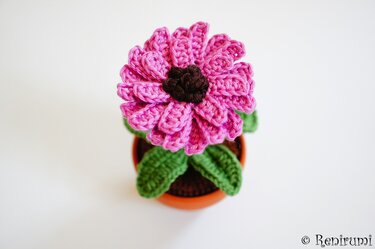 Crochet pattern gerbera