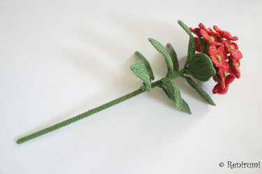 Crochet pattern Cutflower Hydrangea