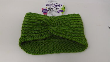 Stirnband Wirbelix - mit CHARITY von Woolly Hugs - Stricken