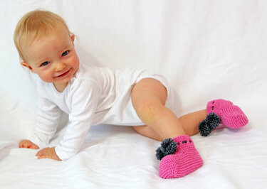 Anleitung Babyschuhe Nina &  Nick, 3-12 Monate, Anfängerfreundlich - Bild 2