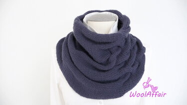 Strickanleitung - VERZOPFTER LOOP - gestrickter Schal - No.112