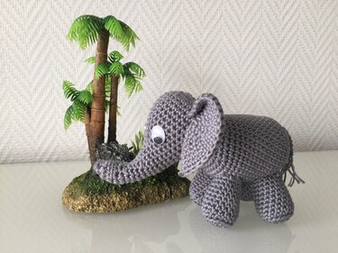 Häkelanleitung Baby Elefant 