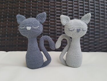 Katzen - Dekoidee! - Häkelanleitung