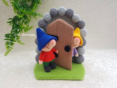 Häkelanleitung - Die Wichteltür