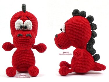 Don Dino -- Häkelanleitung von Haekelkeks