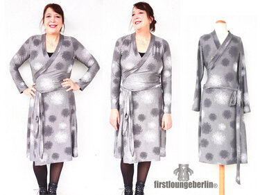 Rosi Wickelkleid, Jerseykleid Damen Kleid Sommerkleid Longshirt Wickelshirt - einfach Nähen Schnittmuster