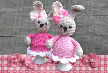 Eierwärmer Hase Häkelanleitung