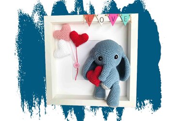 Baby Elefant - Kollektion mein kleiner bester Freund Häkelanleitung