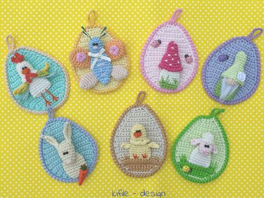 Häkelanleitung Schnickschnack für Ostern