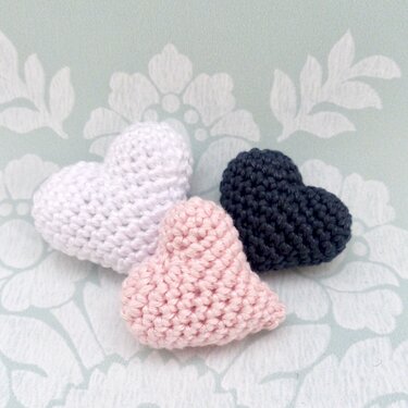 Häkelanleitung Herzen ♥ in drei Varianten