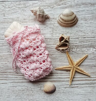 Puff and Thistle Soap Saver - Crochet