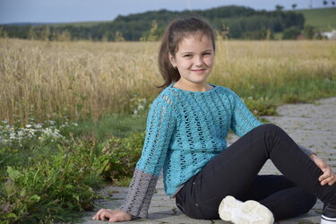 - JUNO - Pullover aus jedem Garn häkeln ab Größe 74 Kinder - Größe 56 Damen mit Größentabelle, Pullover, Pulli, Top - Bild 4