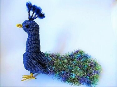 Häkelanleitung Pfau Percy