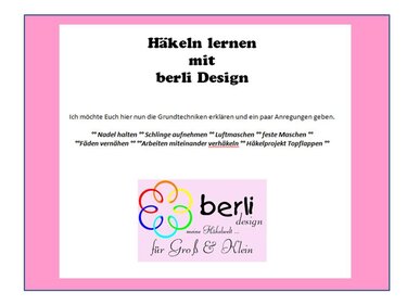 Häkeln lernen mit berli Design 01 | Kostenlos - Bild 2