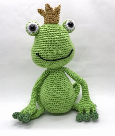 Frosch Zabo, Häkelanleitung