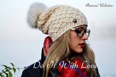 Häkelanleitung E-Book Slouchy Mütze Diamond - Bild 2