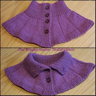 Variabler Kragen + Schal zum Knöpfen - Strickanleitung auch für Anfänger