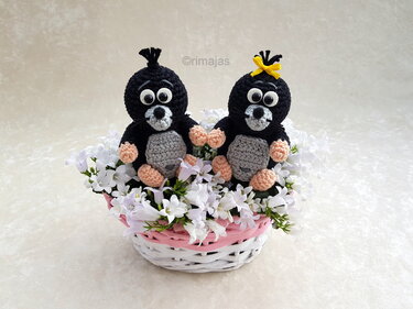 Häkelanleitung / Maulwurf - Baby