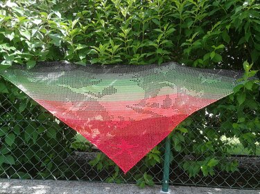 Anleitung Motivtuch Hexentopf Hexe Halloween - Häkeln