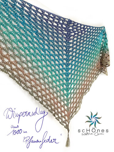 Häkeltuch "Wimpernschlag" - Häkeln
