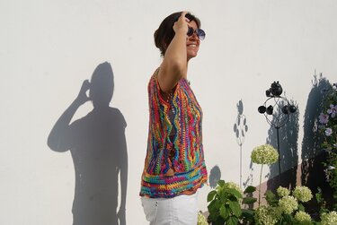Häkelshirt MULTICOLOR (Gr. S - XL, leicht individuell anzupassen) - Bild 9