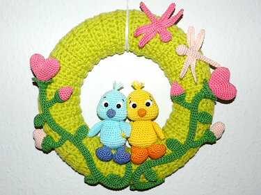 Häkelanleitung Türkranz Frühlingsgefühle