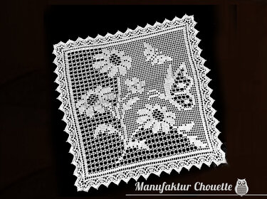 Deckchen "Schmetterlinge" - Frühlingskollektion - Häkeln