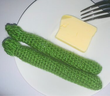 Spargel Häkelanleitung
