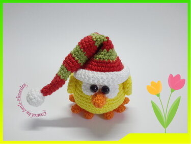 Häkelanleitung Kleine Freunde "Küken und Ei", Amigurumi