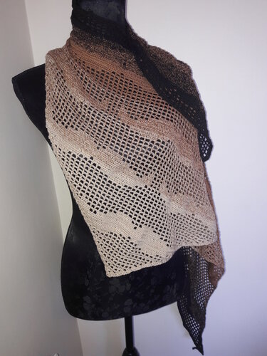 "Sexy Mustache" Shawl - Crochet