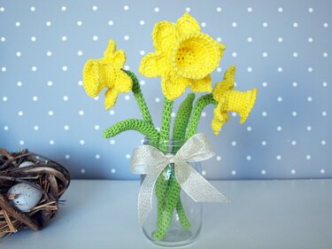 Häkelanleitung Narzisse - PDF Datei