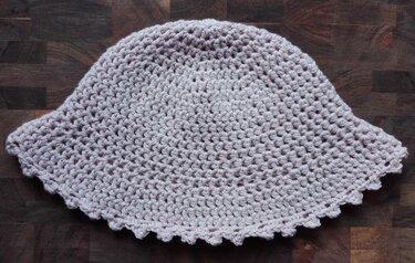 Retro - Sonnenhut für Babys und Kleinkinder Kopfumfang 48-50cm - Häkeln