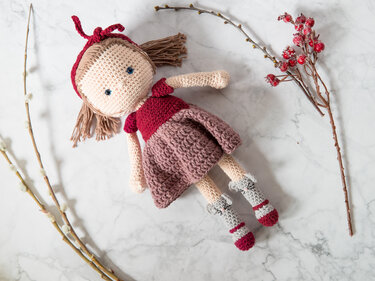 Mausifin Puppe Häkelanleitung für Anfänger mit Übung