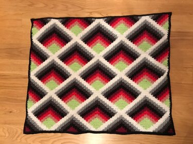 Häkelanleitung 3D Karo