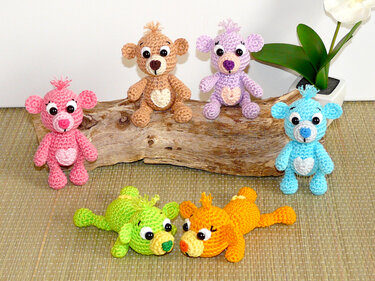 Crochet Pattern little Teddy bear