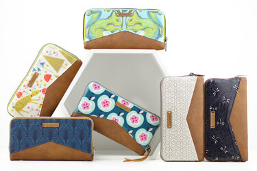 MYNTA – Geldbörse mit umlaufendem Reißverschluss - Nähen