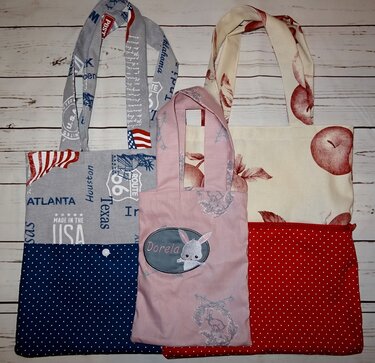 Beutel mit verdeckter Naht und Außentasche inkl. Schnittmuster nähen