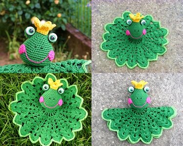 Crochet Frog snuggle pattern